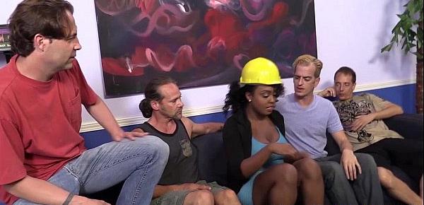  Layton Benton Gets Gangbanged By Her Workers